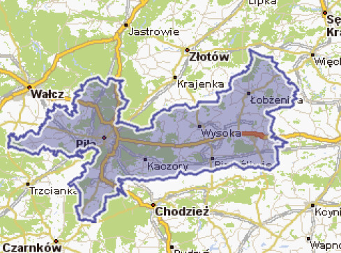 Piła poza powiatem? - grafika