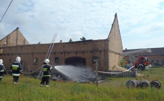 Pożar w Pleceminie