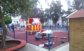 Plac zabaw prawie gotów