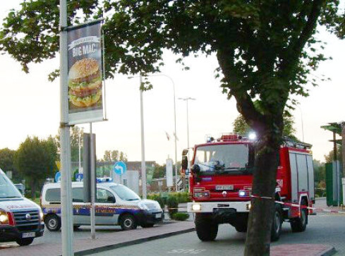 Ewakuacja Mc Donaldsa - bomby nie było - grafika