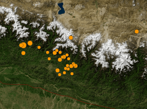 Nepal potrzebuje naszej pomocy - grafika