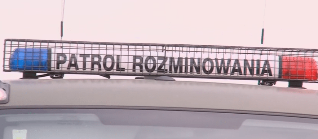 Niewybuch opodal al. Wojska Polskiego