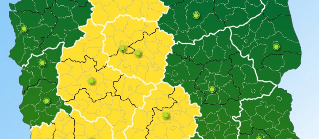 Ostrzeżenie przed burzami z gradem