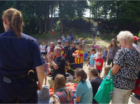 Działania edukacyjne policji - grafika