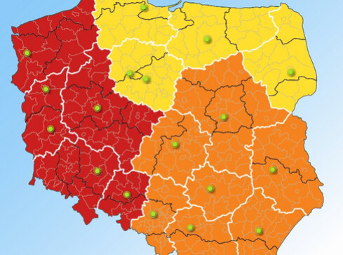 Nowe ostrzeżenia IMGW - grafika