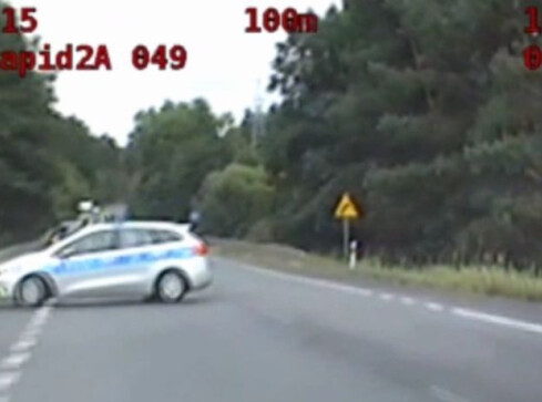 Pościg za kierowcą audi [Materiał wideo policji] - grafika