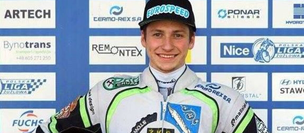 Kacper Woryna ze Srebrnym Kaskiem w Pile