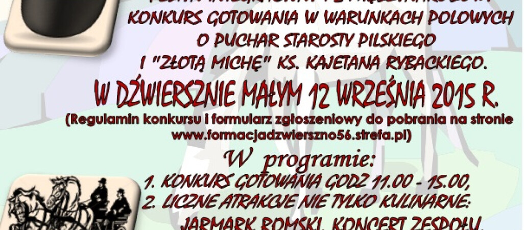 "Dzikie pola" z polowym gotowaniem