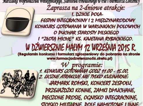 "Dzikie pola" z polowym gotowaniem - grafika