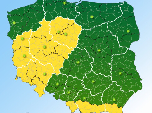 IMGW znów ostrzega - grafika