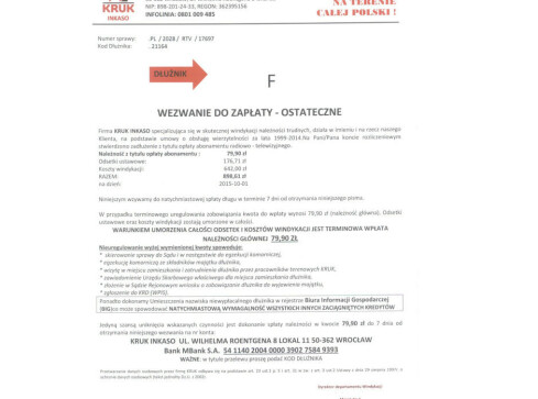 Uwaga na fałszywego Kruka - grafika