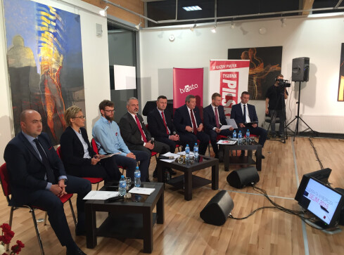 Debata kandydatów do sejmu w TV Asta - grafika