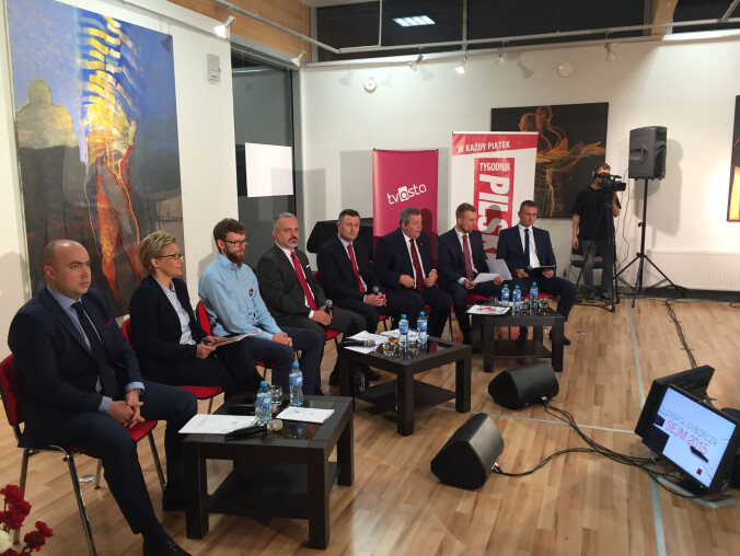 Debata kandydatów do sejmu w TV Asta - grafika