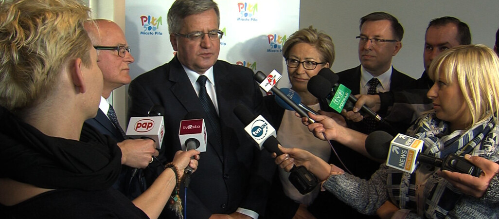 Prezydent Komorowski o wyborach, ustawie i obrazie