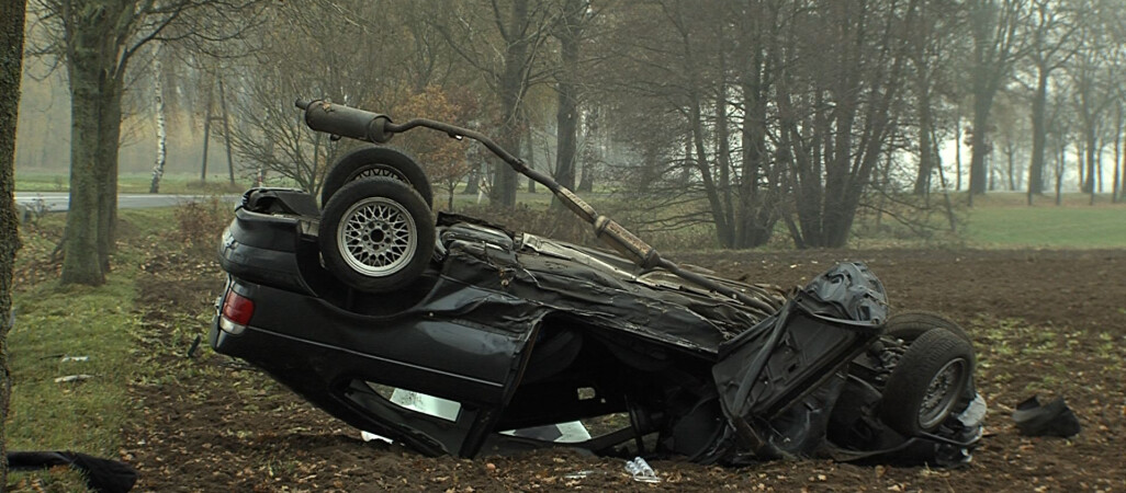 Dachowało bmw