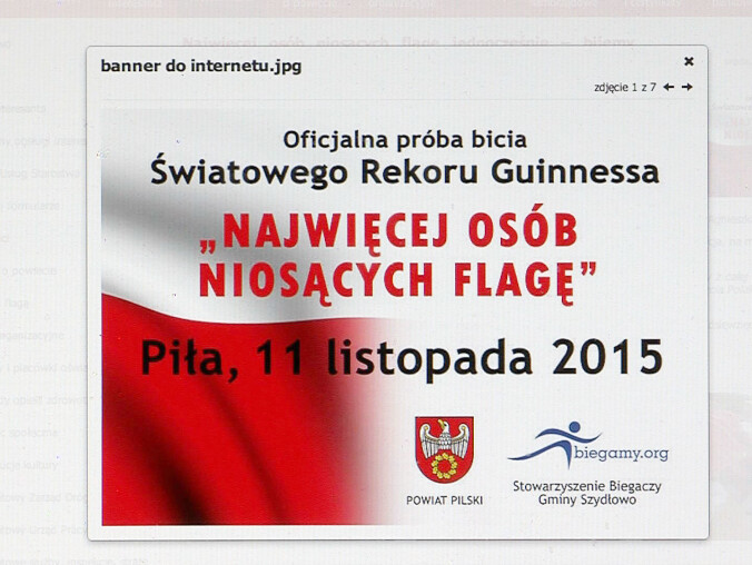 Bijemy rekord Guinnessa dla Niepodległej - grafika
