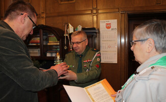 Światełko pokoju w Starostwie