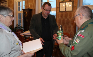 Światełko pokoju w Starostwie