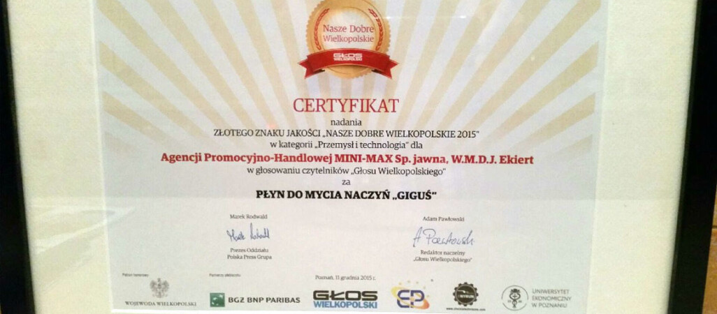 Mini-Max z ważnym certyfikatem