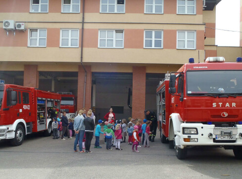 Odwiedź strażaków - grafika