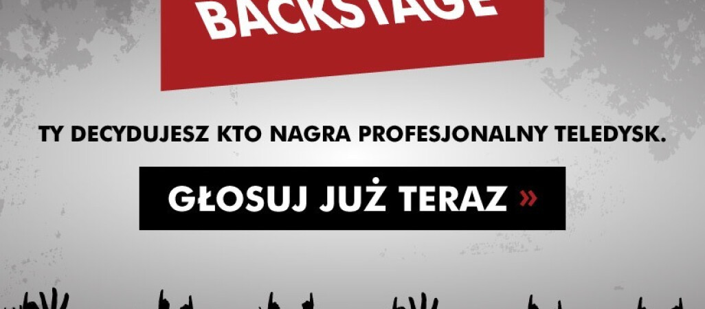 Muzyczny backstage - głosowanie rozpoczęte!