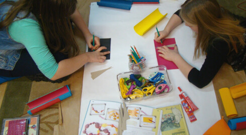 Ferie w bibliotece - grafika
