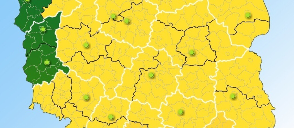 Kolejne ostrzeżenie, zawieje nawet do 100 km/h
