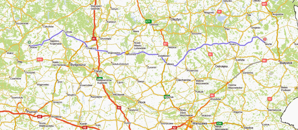 Powiat złotowski z powiatem monieckim