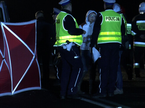 Nocny wypadek pod Czarnkowem - grafika