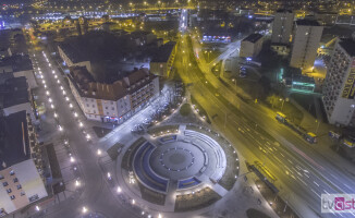 Piła nocą - zobacz jak wygląda miasto
