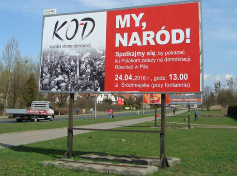 KOD-erzy wyjdą na ulice Piły - grafika