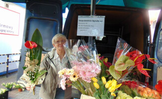 Festiwal Kwiatów na targowisku