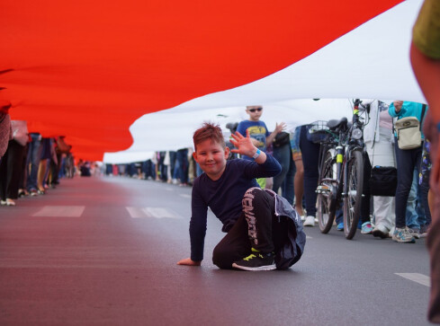 W obiektywie: rekord Guinnessa z lotu ptaka - grafika