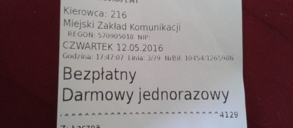 Bilet MZK darmowy, czy bezpłatny?