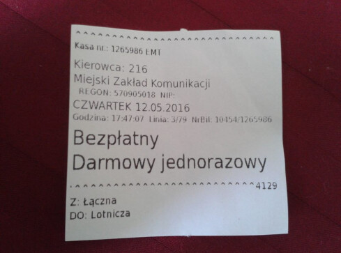 Bilet MZK darmowy, czy bezpłatny? - grafika