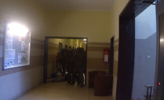 Atak szaleńca na starostwo powiatowe w Pile