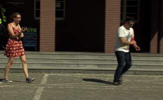 Atak szaleńca na starostwo powiatowe w Pile