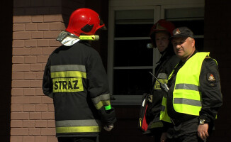 Atak szaleńca na starostwo powiatowe w Pile