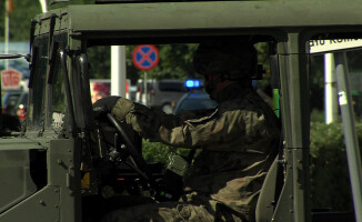 Atak szaleńca na starostwo powiatowe w Pile