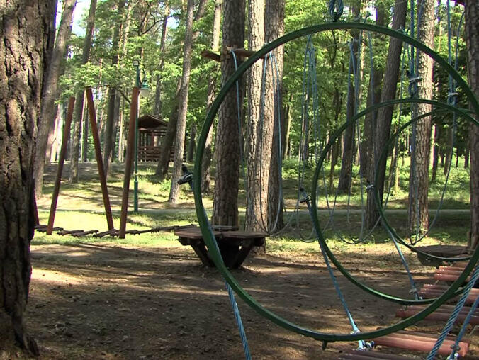 Trzcianecki park linowy Turystycznym Hitem - grafika