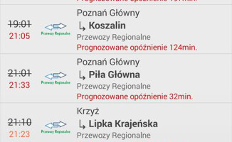Opóźnienia na trasie Piła-Poznań [AKTUALIZACJA]