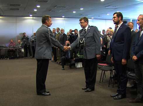 Zmiana warty w komendzie policji w Wałczu - grafika