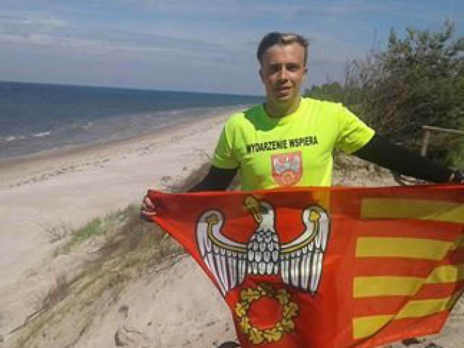 Przez 685 km promował powiat pilski - grafika