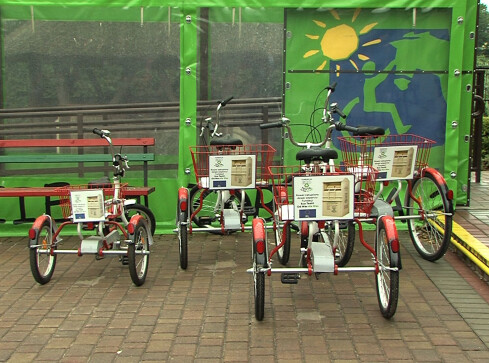 Trójkołowce dla niepełnosprawnych - grafika