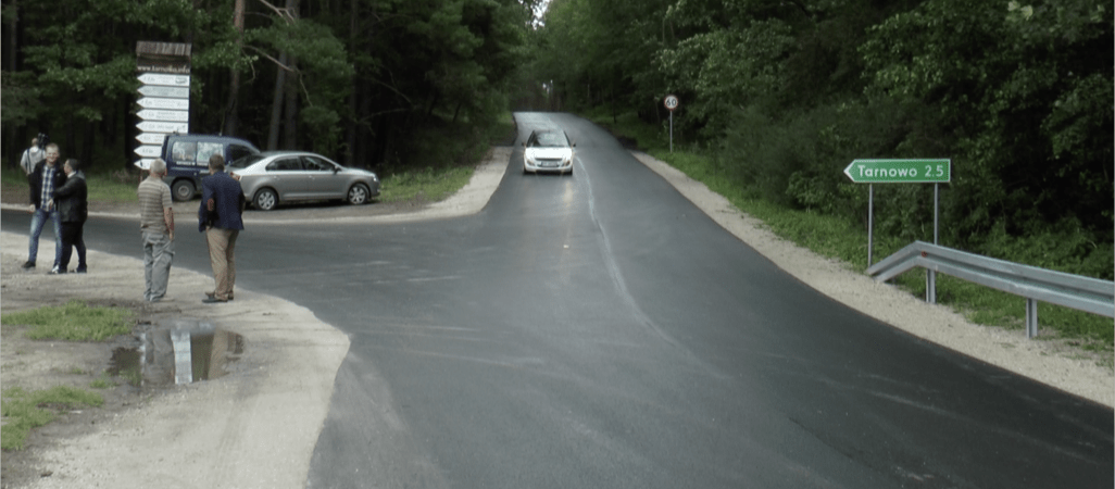 Nowa droga do jeziora Lachotka