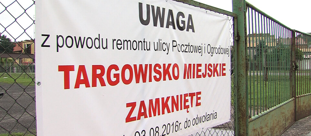 Targowisko w Czarnkowie zamknięte na czas remontów