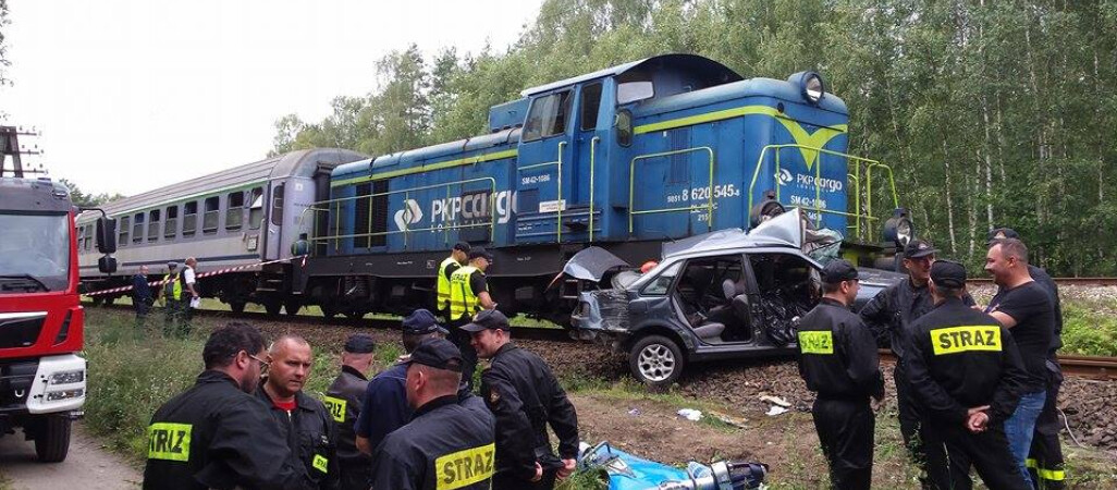 Śmiertelny wypadek na przejeździe kolejowym