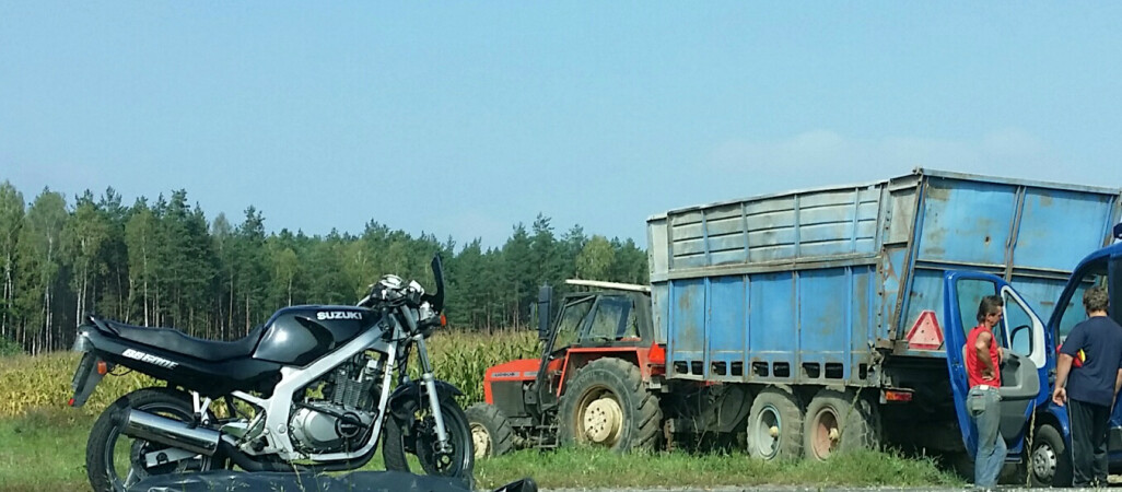 Śmiertelny wypadek na trasie Piła - Złotów