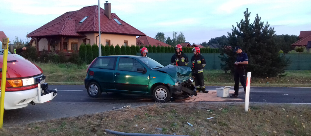 Spowodował wypadek jadąc bez prawa jazdy