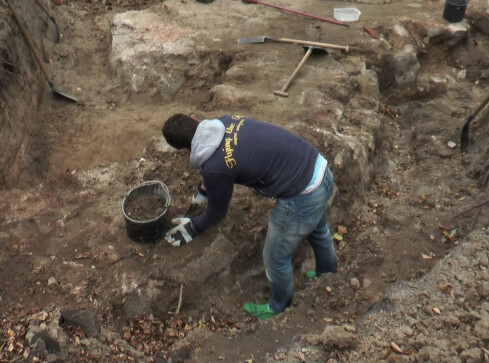 Wykopaliska archeologiczne w Trzciance - grafika